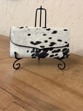 Western Hair On Cowhide Leather Wallet